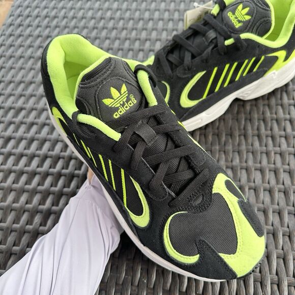 Adidas Yung-1 Black Hi Res Yellow Men\'s Athletic Shoes EE5317 Size 8.5 main image 12